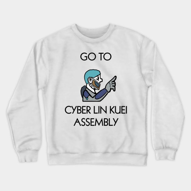 Go to Cyber Lin Kuei Assembly Crewneck Sweatshirt by Jawes